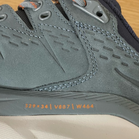 HOKA Men’s Kaha 2 Low GTX Leather Gore-Tex Hiking Sneakers. 8.5 D blue grey - Picture 9 of 13